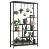 Indoor Plant Stand 5-Tier Tall 70.9", Large Metal Plant Shelf