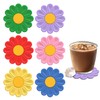 Cute Coasters,Coasters Set of 6,Drink Coasters，for Desktop Protection、Cold Hot Drinks、Beer、Coffee、Bar