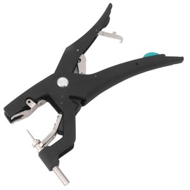 Hydraulic Ear Tag Pliers, Automatic Rebound, Alloy Steel and Plastic, Save Time and Effort. Ear Tag Punch with Comfortable Grip for Farm
