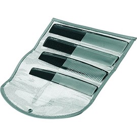 Olivia Garden Carbon + Ion Haarschneidekamm-Set, Set mit 4 SC-KÃ¤mmen