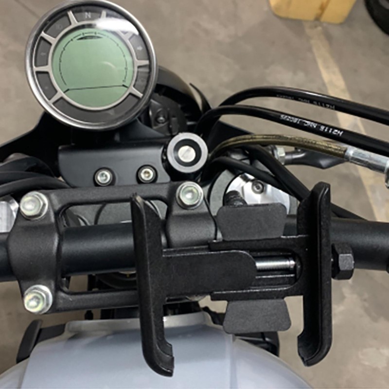 Phone Holder Motorcycle Handlebar Mobile Phone Support Aluminum Alloy 360