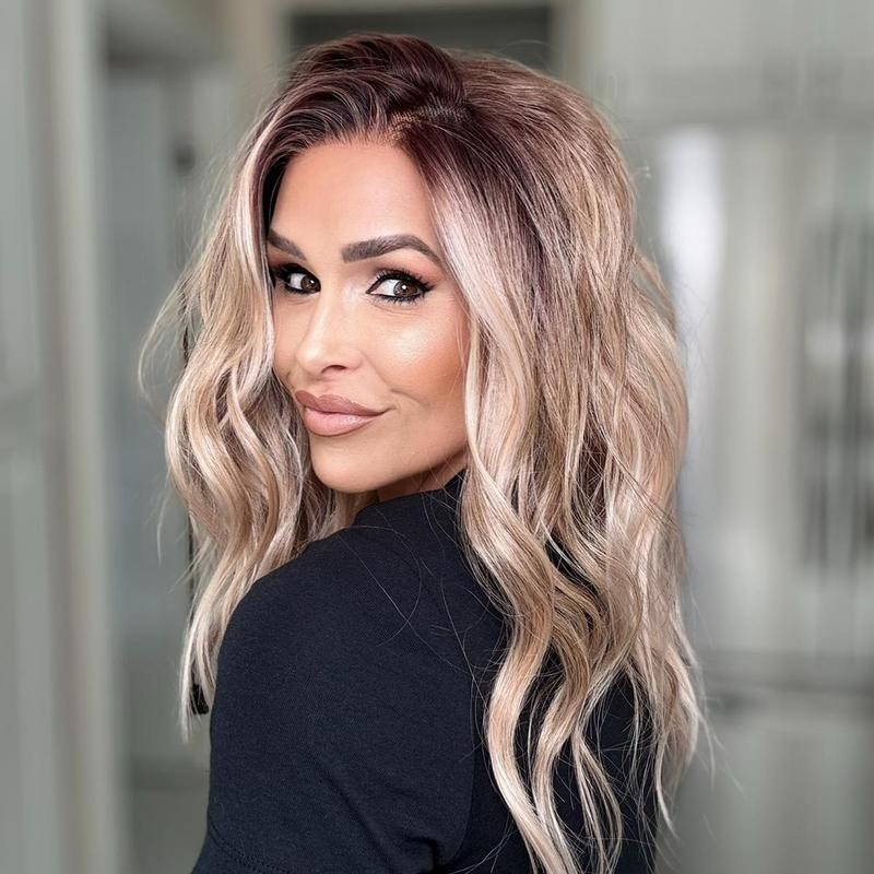 AISOM Molly Apricrown Soft Wave 13x4 Free Part Synthetic Lace