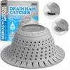 zaa Bathtub Drain Hair Catcher, Premium Silicone Shower Hair Catcher,