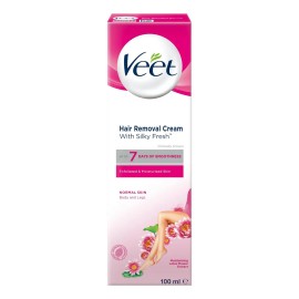 Veet Crema Depilatoria Piel Normal Con Leche De Loto Y Jazmí