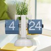 Page Turning Clock Single Leg European Vintage Simple Automatic Flip