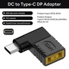USB C to Thin Tip Adapter 90 Degree USB C