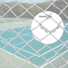 Children's Protective Net, Children's Safety Net, Nylon Stair Protection Net Balcony Cat Net, Decoration Net, Fall Protection Net, Indoor and Outdoor (White, 1.5 x 3 m (5 x 10 ft))