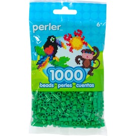Perler Beads Fuse Beads for Crafts, 1000pcs, Shamrock Green