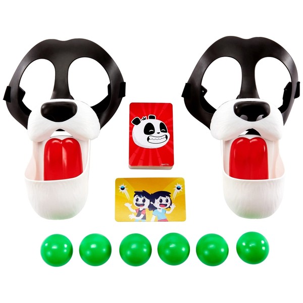 Mattel Games Please Feed The Pandas Kids Game with Panda Masks, for 7 Year Olds and Up