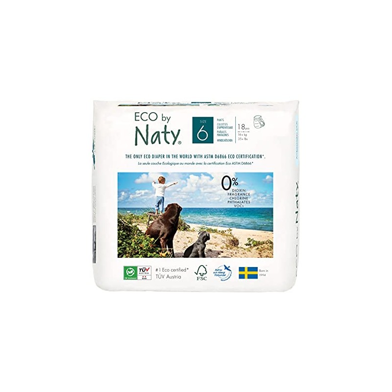 Nature Babycare Size 6 Extra Large Nappy Pants - Pack