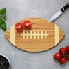 40YARDS American Football Bamboo Wood Board for Breakfast, Dinner or