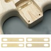 4Pcs Guitar Neck Shim Brass Material Heightening Gasket Set Musical