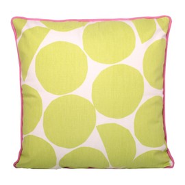 Fusion - Ingo Outdoor - Outdoor Filled Cushion - 43 x 43cm in Pink/Green