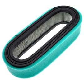 vhbw Filter set compatible with Briggs & Stratton 460700, 461700, 463700, 42E700 lawn tractor, ride-on mower - 1x foam filter, 1x paper filter