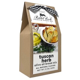 Rabbit Creek Olive Oil Bread Mix Tuscan Herb – Bread Baking Mix, Easy To Make, Ready in 1 Hour