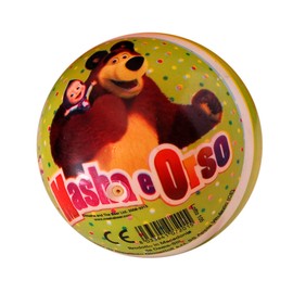 CUCUBA Rubber Ball for Water, Volleyball, Water Ball for Training or Playing, Diameter 11 cm (Masha and Bear)