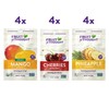Fruit For Thought Healthy Non-GMO Dried Fruit Snacks Variety Pack,