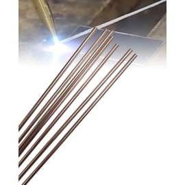 Brazing Rods 15% Silver, Cadhena BCuP-5 Brazing Rod 1/13" X 13.78", 7 Rods Silver Solder for Air-conditioners Refrigerator HVAC Industry