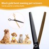 Hyzrqwyw 7 Inch Curved Dog Thinner Scissors,Blender Dog Shears 6Cr13