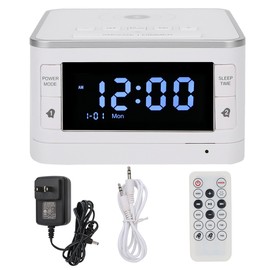 Bluetooth Speaker Player Wireless Charging Digital Alarm Clock