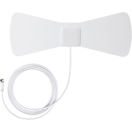 Antop 30 Miles Digital TV Antenna Indoor Directional UHF VHF Reception and 10 Feet High Performance Coax Cable