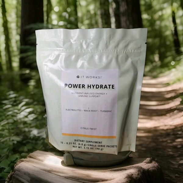 It Works POWER HYDRATE Citrus Twist - 15 Packets -