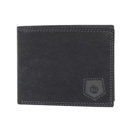 HC Men's Wallet Horizontal with RFID Protection, black, purse