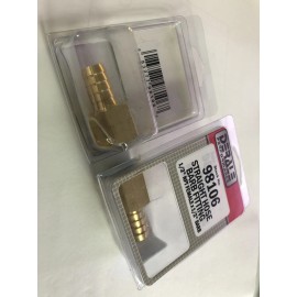 Derale 98106 1/2 NPT Female x 1/2 Straight Hose Barb Fitting - Quantity 1