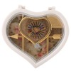 Heart shaped Dance Ballet Music Box Jewelry Spinning Music Box