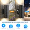 SHIMR Outdoor Wall Lights with Dusk to Dawn Sensor, Up