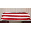 Generic Off White Adult Casket Flag Band for Military Funerals