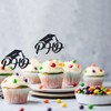 Arthsdite 24Pcs Congrats PHD Cupcake Toppers/PHD 2025 Graduation Cupcake Decor/Congrats