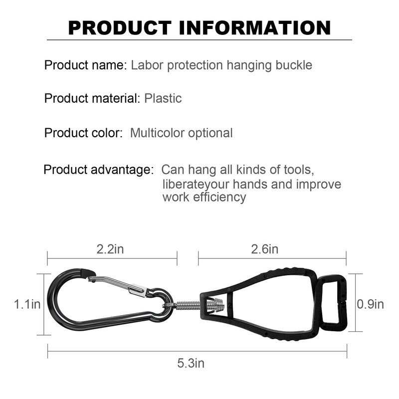 NANHONG 4PCS, Glove Clips for Work Glove Holders, Gloves Clip,