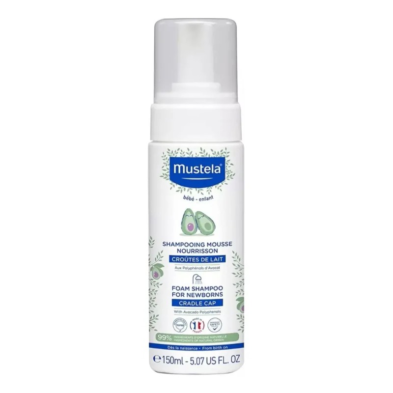 Mustela Champú En Espuma Para Recién Nacidos, Shampoo