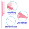 Luumxai 9pcs Topsy Hair Tail Tool and rat tail comb