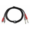 Swamp Dual 1/4" Jack to RCA Cable - Stereo 6.5mm