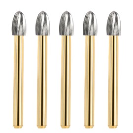 JMU Trimming&Finishing Carbide Burs, Egg, 12 Blades, FG #7408, 5/pk (ISO No. 277/023)