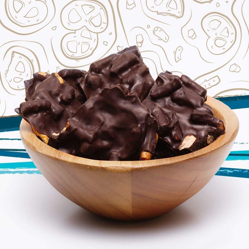 barkTHINS Snacking Chocolate - Dark Chocolate Pretzel w/ Sea Salt