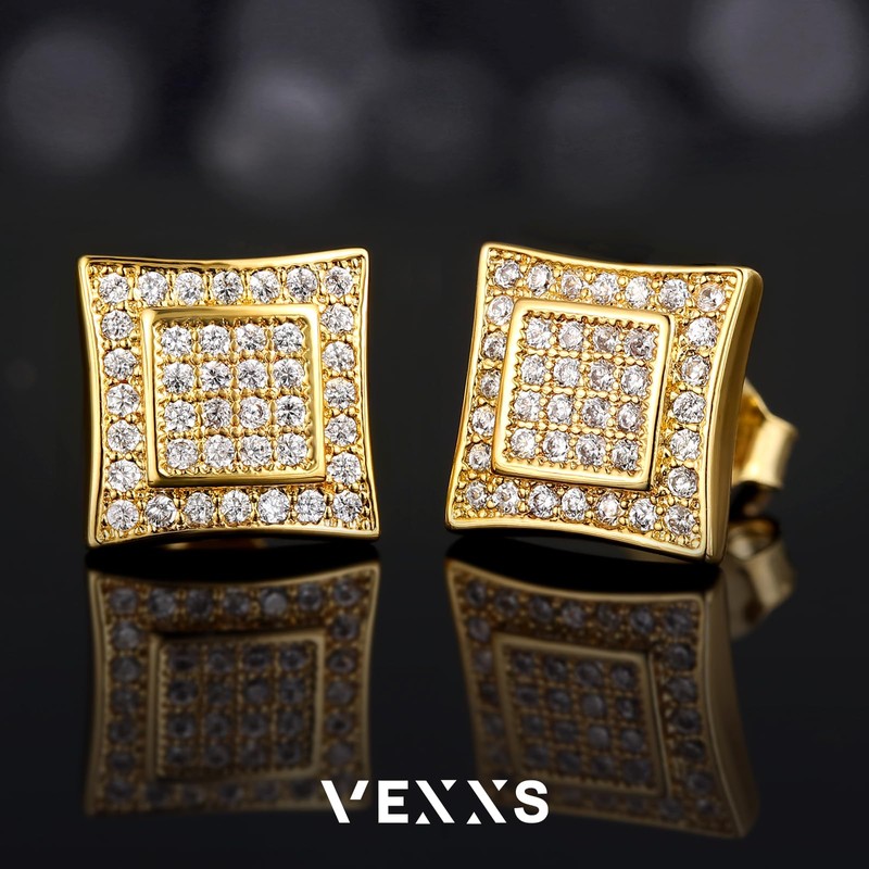VEXXS 925 Sterling Silver Stud Earrings7