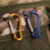 Camping Carabiner Aluminum Biner Small 24ea