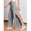Deyeek Tear Away Pants for Women Open Bottom Wide Leg