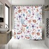 APROPHIC Ocean Shower Curtain, 180 x 180 cm, Starfish Shell
