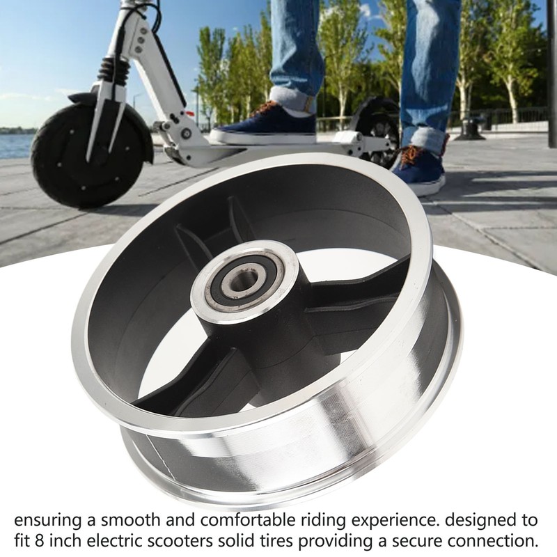 8 Inch Electric Scooter Solid Tire Wheel Hub 38mm Shaft