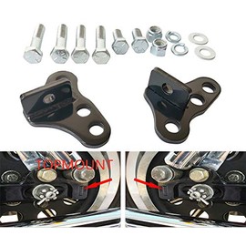 TOPMOUNT 1Pair 1" 2" Adjustable Lowering Kit for Harley Electra Glide FLHT FLHTC FLHTCU Street Glide FLHX Road King FLHR FLTR 1993-2001