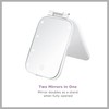 Conair Lighted Makeup Mirror, LED Vanity Mirror, 1X/3X Magnifying Mirror,