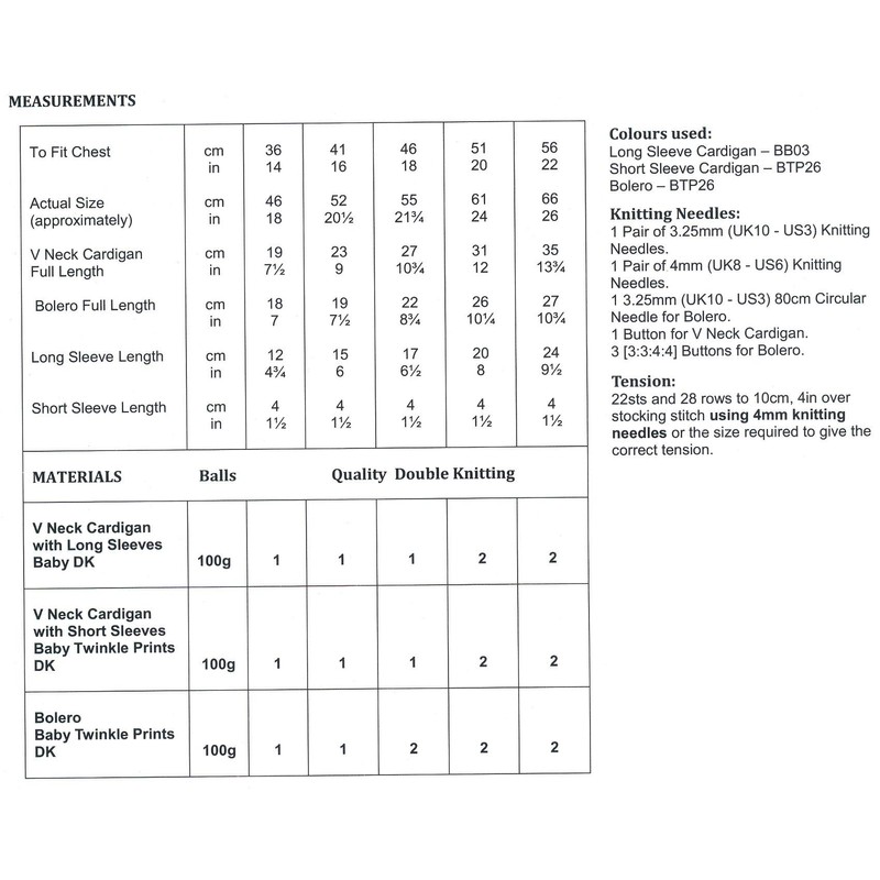 James Brett Double Knit Knitting Pattern Baby Lace Detail Cardigans