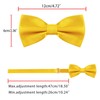 Allegra K Men's Bowtie, Bowtie, Ribbon, Formal, Wedding, School Entrance