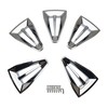 Performance OE Replicas PR212 22 Inch Wheel Chrome Inserts Set