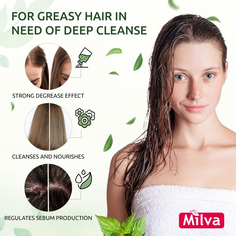 Nettle Shampoo – Helps Regulate Sebum Production, Reduce Dandruff &