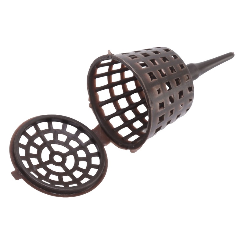 100PCS Plastic Fertilizer Mesh Basket with Lid Planting Fertilizer Net